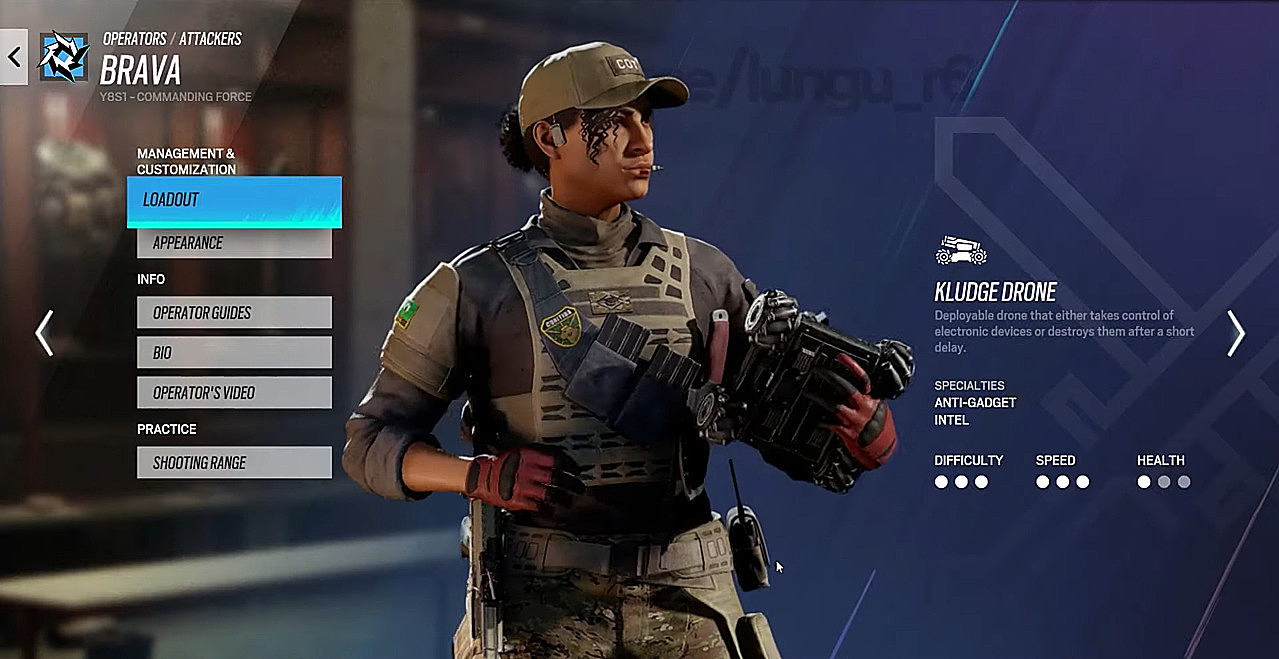 Rainbow Six Siege Y8S1 operator Brava leaked gadget gameplay video,  loadout, and details. Новости Rainbow Six