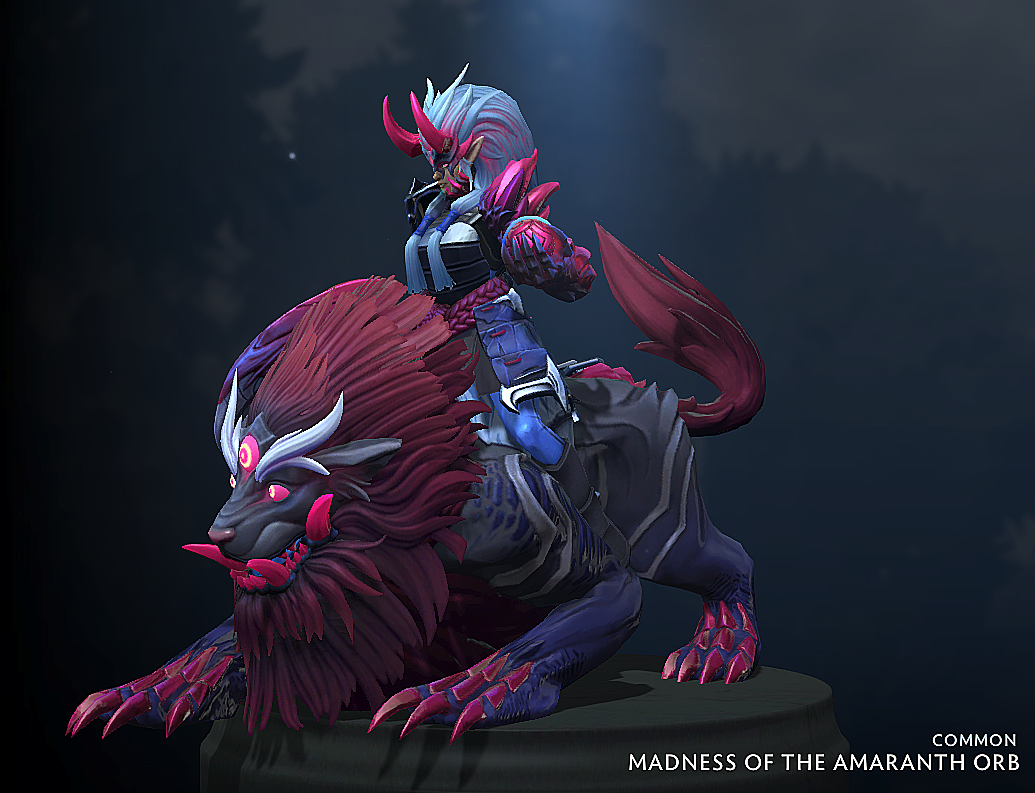 Новый сет. Амарант дота 2. Luna Dota 2 Amaranth of Madness. Madness of the Amaranth Orb. ПАНГОЛЬЕР дота 2.