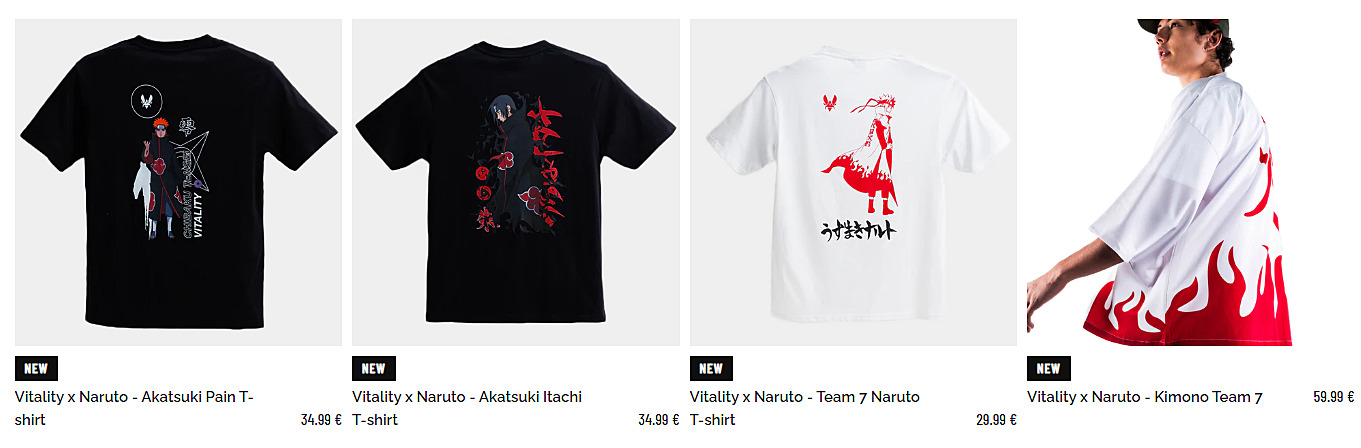 Vitality x Naruto - Akatsuki Cloud Hoodie - Team Vitality